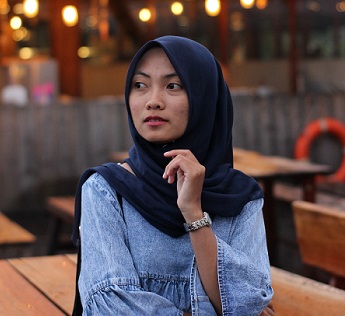  A lady wearing an hijab